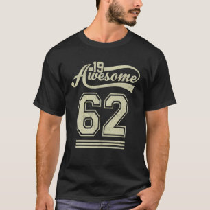 Camiseta Nascer Incrível De 1962 Em 1962 60º Aniversário De
