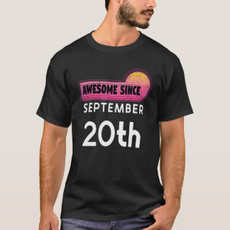 Camiseta Nascer Incrível No Dia 20 De Setembro De 20