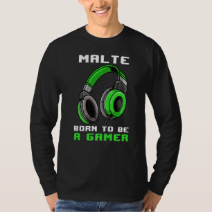 Camiseta Nascer Malte Para Ser Um Jogador Personalizado
