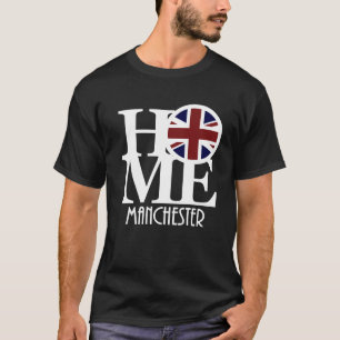 Camiseta NASCER Manchester England (texto em branco)