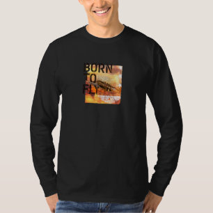 Camiseta Nascer Maverick De Arma Superior Para Voar P 51 Mu