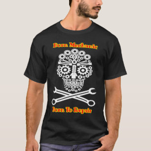 Camiseta Nascer Mecânico Do nascer Para Reparar A Repa Mecâ