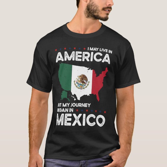 Camiseta Nascer México México, América do Norte Cidadania (Frente)