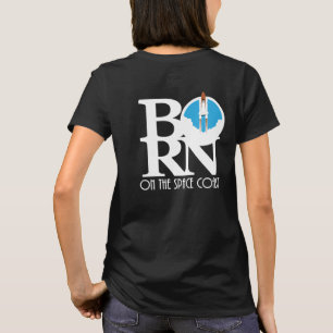 Camiseta NASCER na costa do espaço
