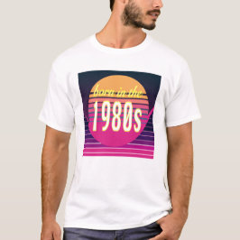 Camiseta Nascer na década de 1980, Milênio, geração X, ano