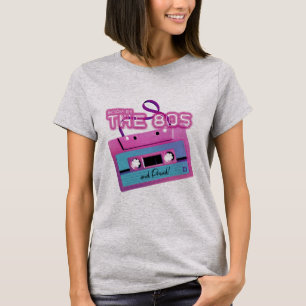 Camiseta Nascer na fita cassete retrô dos anos 80
