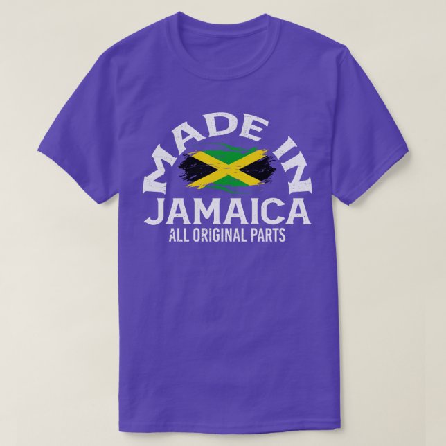 Camiseta Nascer na Jamaica 1 (Frente do Design)