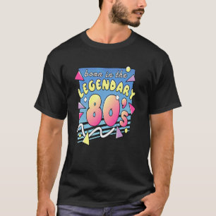 Camiseta Nascer Na Legendária anos 80 Eu Amo A anos 80