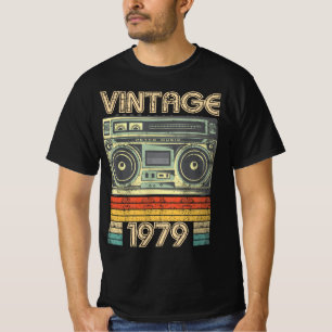 Camiseta Nascer Na Rádio Retro De 1979, Presente De Anivers