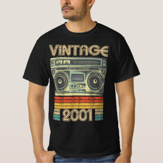Camiseta Nascer Na Rádio Retro De 2001, Presente De Anivers