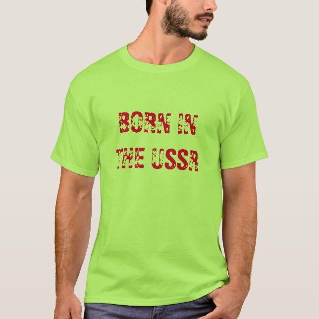 CAMISETA NASCER NA URSS (Frente)