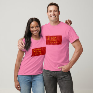 Camiseta Nascer Na URSS (bandeira)