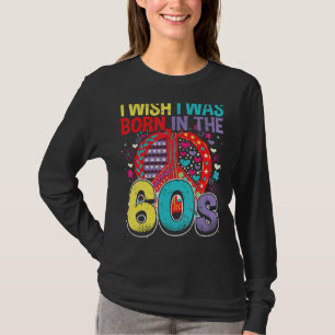 Camiseta Nascer na Vintage Retro 1960s hippie nostalg