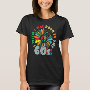 Camiseta Nascer na Vintage Retro 1960s hippie nostalg