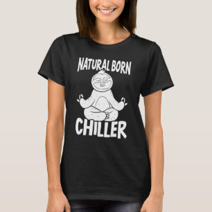 Camiseta Nascer Natural Chiller Lazy Sloth Arboreal Willife