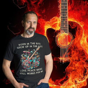 Camiseta Nascer no 50 Músico Aposentado Músico Músico Músic