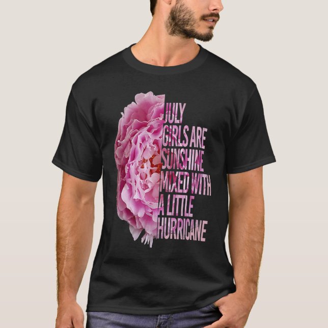 Camiseta Nascer No Aniversário De Julho (Frente)