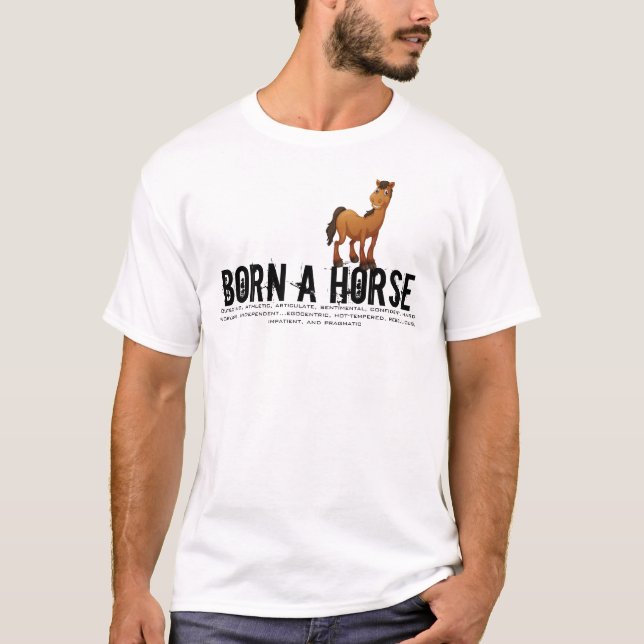 Camiseta Nascer no Ano do Cavalo (Frente)