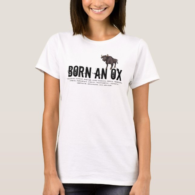 Camiseta Nascer no Ano do Ox (Frente)