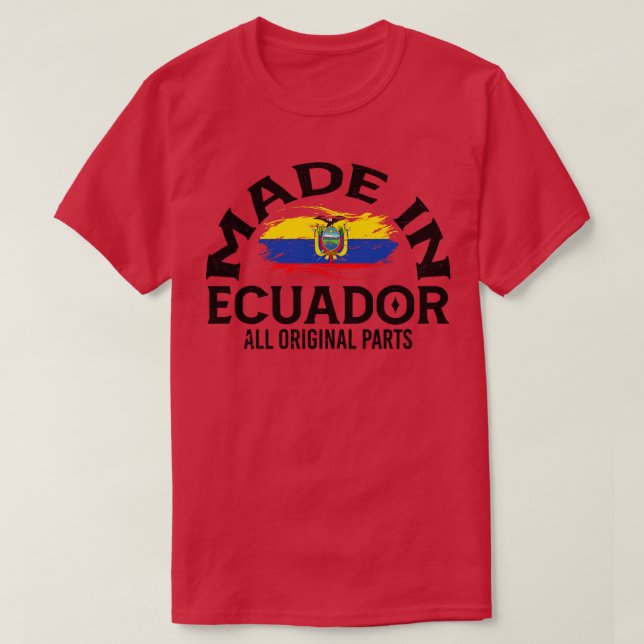 Camiseta Nascer no Equador 1 (Frente do Design)