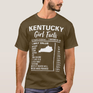 Camiseta Nascer no Kentucky Girl Facts