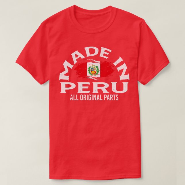 Camiseta Nascer no Peru (Frente do Design)