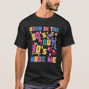 Camiseta Nascer nos anos 80, mas 90, fez-me a vinheta retrô