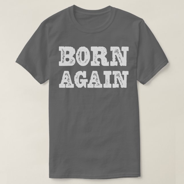 Camiseta Nascer novamente (Frente do Design)
