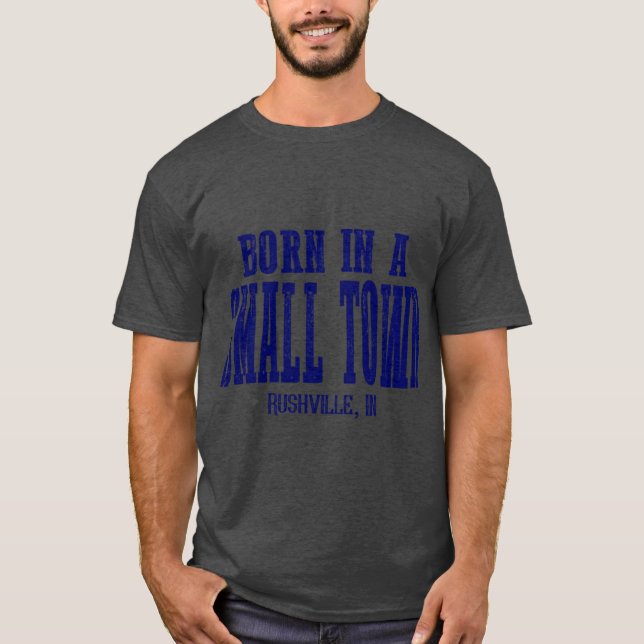 Camiseta Nascer numa pequena cidade (Frente)