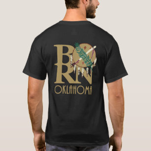 Camiseta NASCER Oklahoma (back impressão gold)