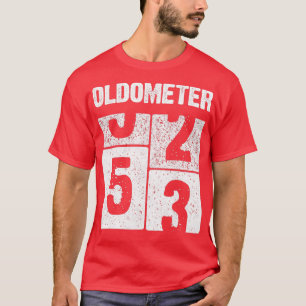 Camiseta Nascer Oldometer de 53 anos em 1968 53º aniversári