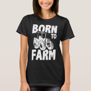 Camiseta Nascer Para A Agricultura Fazenda Fazenda Do Agric