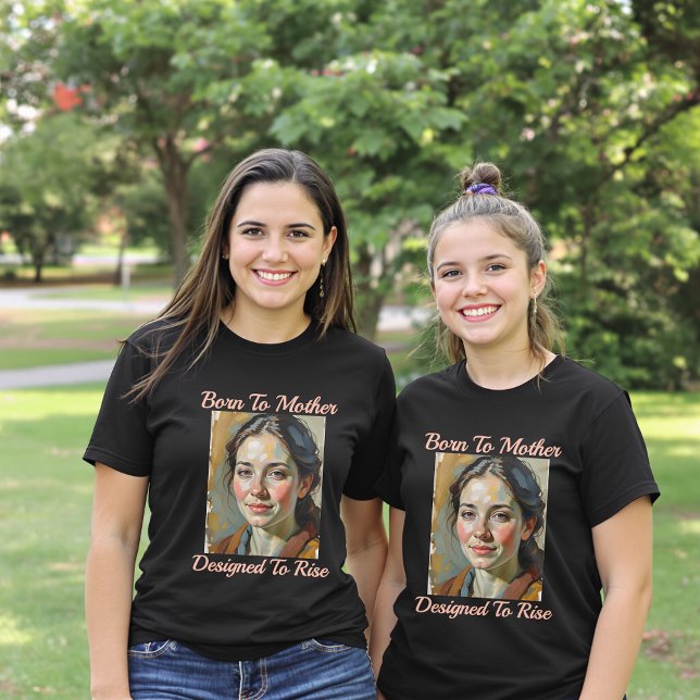 Camiseta Nascer para a mãe, projetado para elevar o tee (Criador carregado)