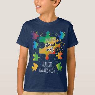 Camiseta Nascer para afastar Quebra-cabeça de consciência d
