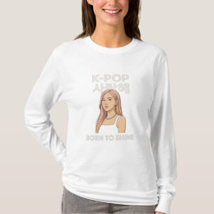 Camiseta ✨ Nascer para Brilhar   LongaFolga do K-Pop Star m