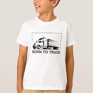 Camiseta Nascer para caminhão (preto)