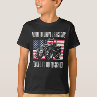 Camiseta Nascer Para Conduzir Tratores
