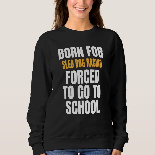 Camiseta Nascer Para Corrida De Cães De Laminado (Frente)