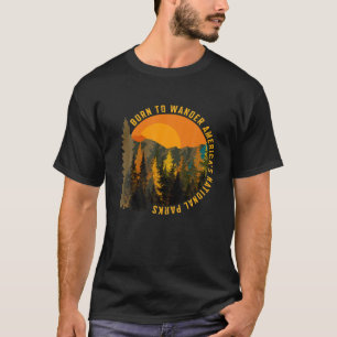 Camiseta Nascer Para Deslocar Parques Nacionais Das América
