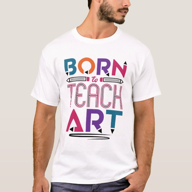 Camiseta Nascer para Ensino de Professores de Arte Curta (Frente)