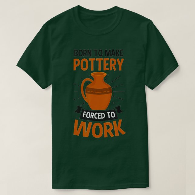 Camiseta Nascer Para Fazer Potter De Design De Potência - 1 (Frente do Design)