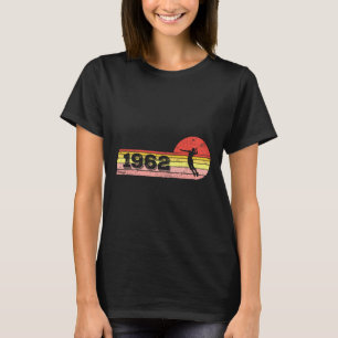 Camiseta Nascer para jogadores de Badminton 1962 Birthday V