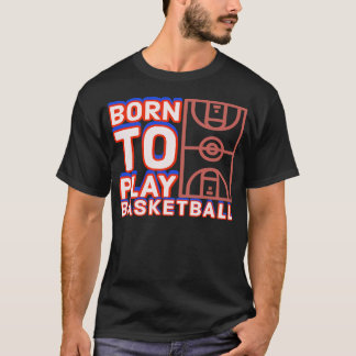 Camiseta Nascer Para Jogar Basquete