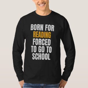 Camiseta Nascer Para Leitura