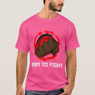 Camiseta Nascer Para Lutar 3 - Escuro