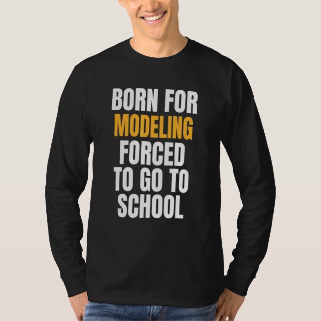 Camiseta Nascer Para Modelagem (Frente)