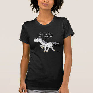 Camiseta Nascer para montar um Appaloosa