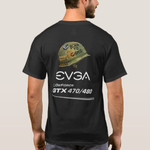 Camiseta Nascer para o jogo - EVGA GTX 470/480 Series T-Shi