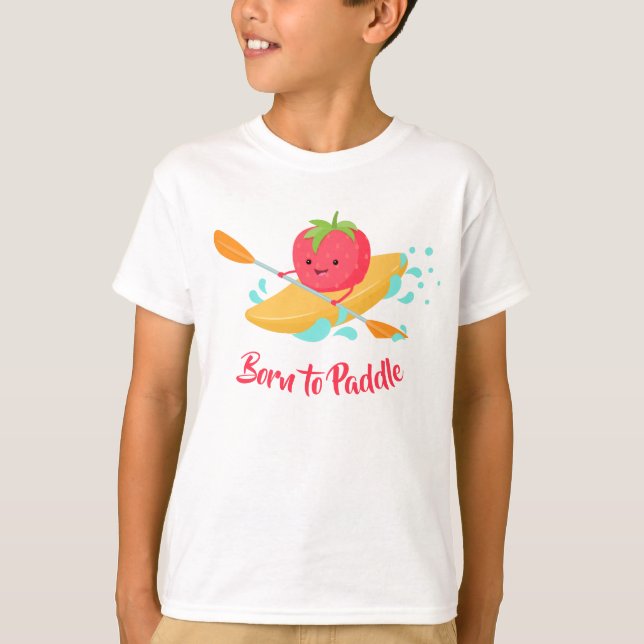Camiseta Nascer Para O Kids Kayak (Frente)