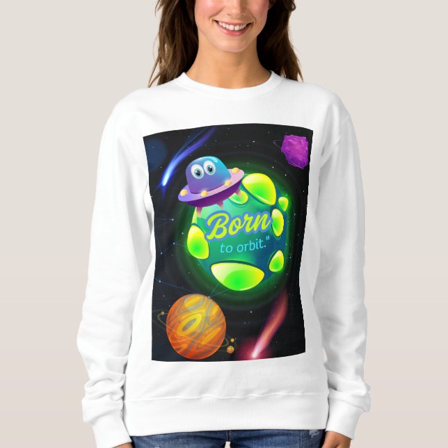 Camiseta Nascer para órbita (Frente)